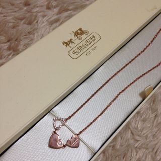 コーチ(COACH)のコーチ♡ハートネックレス(ネックレス)