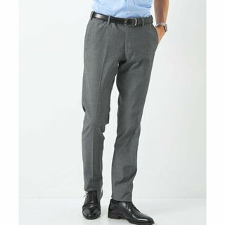 ユナイテッドアローズグリーンレーベルリラクシング(UNITED ARROWS green label relaxing)の【MD.GRAY】TCPU オックスフォード スリム ノープリーツ スラックス -ストレッチ・ウエストアジャスター-(その他)