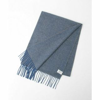 ユナイテッドアローズグリーンレーベルリラクシング(UNITED ARROWS green label relaxing)の【NAVY】カシミヤ ヘリンボーン ソリッド マフラー(マフラー)