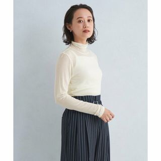 ユナイテッドアローズグリーンレーベルリラクシング(UNITED ARROWS green label relaxing)の【OFF WHITE】COMFY タートルネック プルオーバー カットソー(カットソー(長袖/七分))