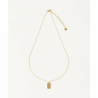 BEAUTY&YOUTH UNITED ARROWS - 【GOLD】<by Preek>スクエアチャーム ネックレス