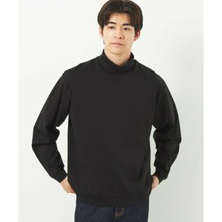 ユナイテッドアローズグリーンレーベルリラクシング(UNITED ARROWS green label relaxing)の【BLACK】L/A ポンチ タートルネック カットソー(その他)