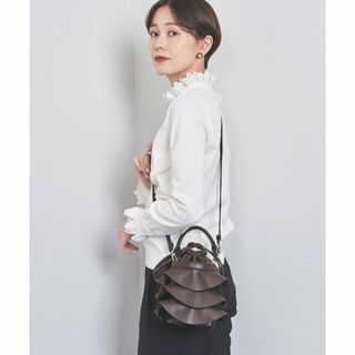 ユナイテッドアローズ(UNITED ARROWS)の【DK.BROWN】フリル バケット ミニバッグ(ハンドバッグ)