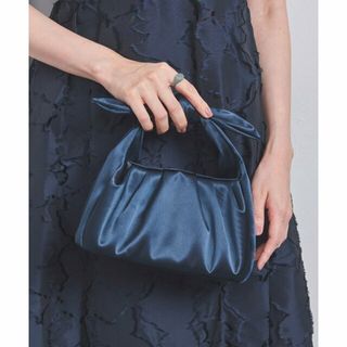 ユナイテッドアローズ(UNITED ARROWS)の【NAVY】サテン タイ ミニバッグ(ハンドバッグ)