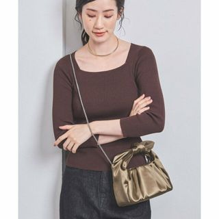 ユナイテッドアローズ(UNITED ARROWS)の【MD.BROWN】サテン タイ ミニバッグ(ハンドバッグ)