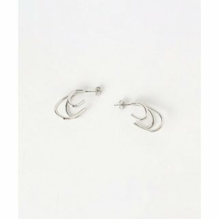 ビューティアンドユースユナイテッドアローズ(BEAUTY&YOUTH UNITED ARROWS)の【SILVER】メタル 3ライン カーブ ピアス(ピアス)