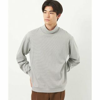 ユナイテッドアローズグリーンレーベルリラクシング(UNITED ARROWS green label relaxing)の【BEIGE】L/A ポンチ ボーダー タートルネック カットソー(その他)