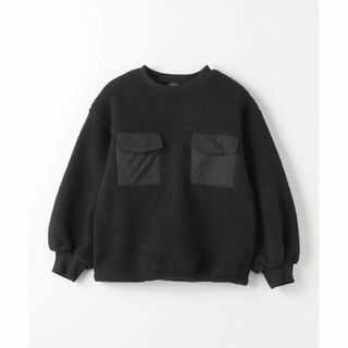 ユナイテッドアローズグリーンレーベルリラクシング(UNITED ARROWS green label relaxing)の【BLACK】TJ ボア タフタ ポケットプルオーバー 110cm-130cm(その他)