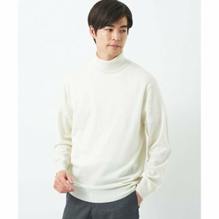 ユナイテッドアローズグリーンレーベルリラクシング(UNITED ARROWS green label relaxing)の【WHITE】120s テンジク タートルネック ニット(その他)