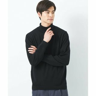 ユナイテッドアローズグリーンレーベルリラクシング(UNITED ARROWS green label relaxing)の【BLACK】120s テンジク タートルネック ニット(その他)