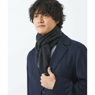 ユナイテッドアローズグリーンレーベルリラクシング(UNITED ARROWS green label relaxing)の【DK.GRAY】カシミヤ リバー ソリッド マフラー(マフラー)