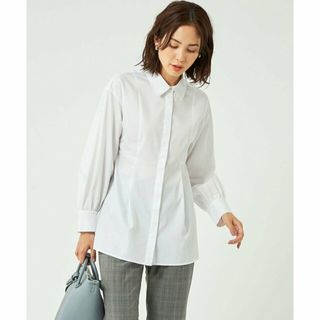 ユナイテッドアローズグリーンレーベルリラクシング(UNITED ARROWS green label relaxing)の【WHITE】フィット&フレア シャツ(シャツ/ブラウス(長袖/七分))