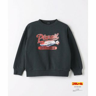 ユナイテッドアローズグリーンレーベルリラクシング(UNITED ARROWS green label relaxing)の【DK.GRAY】【別注】プラレール 裏毛 プルオーバー ロングスリーブ 100cm-120cm(Tシャツ/カットソー)