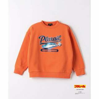 ユナイテッドアローズグリーンレーベルリラクシング(UNITED ARROWS green label relaxing)の【ORANGE】【別注】プラレール 裏毛 プルオーバー ロングスリーブ 100cm-120cm(Tシャツ/カットソー)