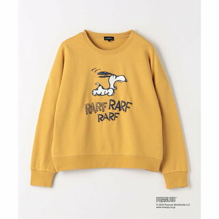 ユナイテッドアローズグリーンレーベルリラクシング(UNITED ARROWS green label relaxing)の【YELLOW】【別注】<PEANUTS>TJ EX スウェット 140cm-150cm(Tシャツ/カットソー)