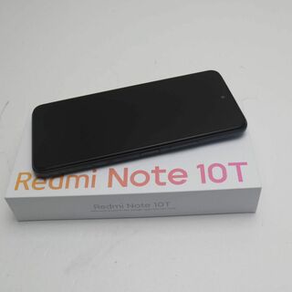 新品 Redmi Note 10T A101XM アジュールブラック M444(スマートフォン本体)