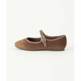 ユナイテッドアローズグリーンレーベルリラクシング(UNITED ARROWS green label relaxing)の【MD.BROWN】ストラップ フラットシューズ 17cm-21cm(その他)