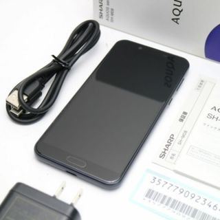 シャープ(SHARP)の超美品 SH-M08 AQUOS sense2 ニュアンスブラック  M444(スマートフォン本体)