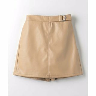 ユナイテッドアローズグリーンレーベルリラクシング(UNITED ARROWS green label relaxing)の【BEIGE】フェイクレザー バックル キュロット 140cm-160cm(その他)