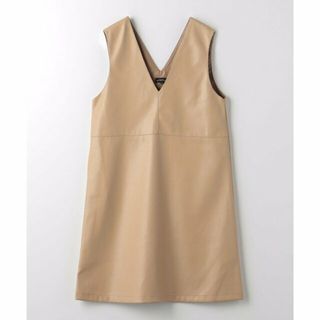 ユナイテッドアローズグリーンレーベルリラクシング(UNITED ARROWS green label relaxing)の【BEIGE】TJ フェイクレザー ジャンパースカート 140cm-160cm(その他)