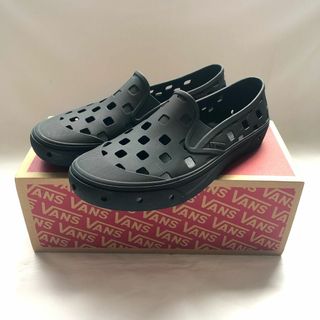 ヴァンズ(VANS)のVANS TREK SLIP-ON トレックスリッポン 25cm ブラック(スリッポン/モカシン)