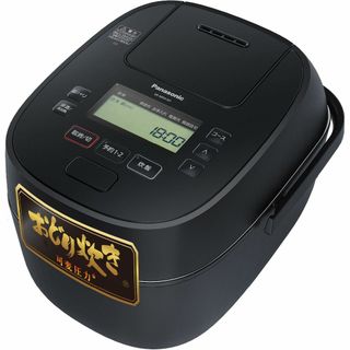 パナソニック 炊飯器 5.5合 可変圧力おどり炊き 全面発熱5段IH式 ブラック(その他)