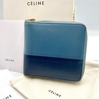 セリーヌ(celine)の箱付き CELINE スモール ジップ マルチファンクション 二つ折り財布(財布)