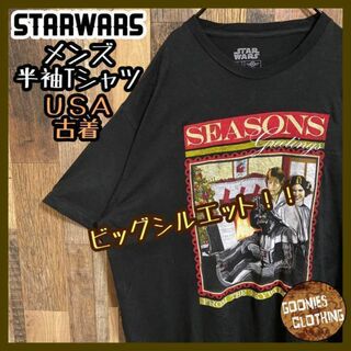 スターウォーズ ダースベイダー キャラクター Tシャツ USA古着 半袖 XL(Tシャツ/カットソー(半袖/袖なし))