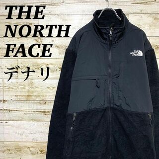 THE NORTH FACE - 【w316】USA規格ノースフェイスフリースデナリジャケット刺繍ロゴブルゾン黒