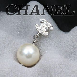 シャネル(CHANEL)のCHANEL シャネル　ココマーク　ぶら下がり　片耳　ピアス　パール　4014(ピアス)