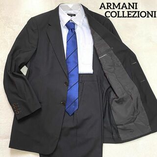 アルマーニ コレツィオーニ(ARMANI COLLEZIONI)のアルマーニコレツォーニ　スーツセット　ブラック　50/R（L相当）(セットアップ)