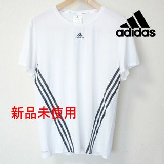 adidas - 新品(レディースXL)アディダス 白ドライ速乾トレーニングTシャツ