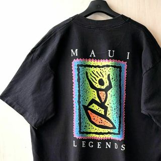 フルーツオブザルーム(FRUIT OF THE LOOM)の90s USA製古着　ヴィンテージ　Tシャツ　グラフィック　シングルステッチ(Tシャツ/カットソー(半袖/袖なし))