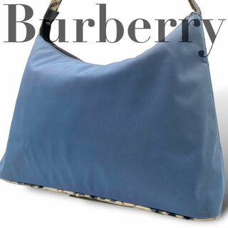 バーバリーブルーレーベル(BURBERRY BLUE LABEL)のバーバリー ブルーレーベル ワンショルダーバッグ ノバチェック ブルー(ハンドバッグ)