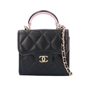 シャネル(CHANEL)のシャネル マトラッセ ココマーク ショルダーバッグ ラムスキン ブラック レディース CHANEL  中古(ショルダーバッグ)