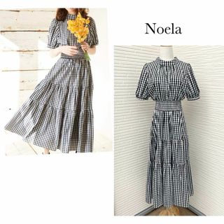 Noela - 美品♡ノエラ＊コットンマキシセットアップ　ギンガム　ブラウス　スカート