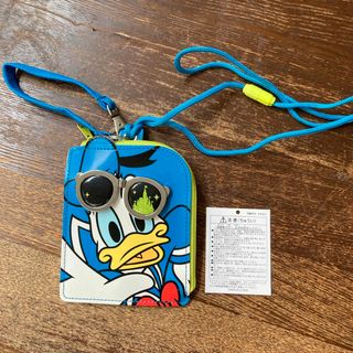 ディズニー(Disney)のドナルド　ウォレット　ストラップ付き(財布)