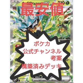 ポケカ公式チャンネル　オーガポン　構築済みデッキ　優勝　ジムバトル　デッキ(シングルカード)