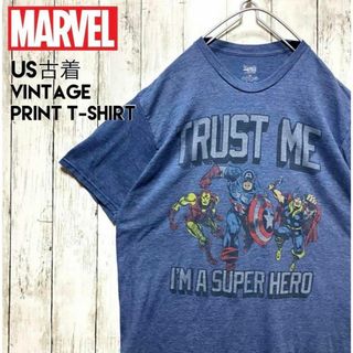 マーベル(MARVEL)のUS古着ヴィンテージMARVEL SUPER HEROESプリントT【f10】(Tシャツ/カットソー(半袖/袖なし))