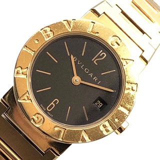 ブルガリ(BVLGARI)の　ブルガリ BVLGARI ブルガリブルガリ  BB26GGD ブラック K18イエローゴールド レディース 腕時計(腕時計)