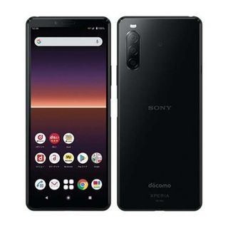 ソニー(SONY)の【中古】 SO-41A Xperia 10 II ブラック SIMフリー 本体 ドコモ ほぼ新品 スマホ ソニー エクスぺリア  【送料無料】 so41abk9mtm(スマートフォン本体)