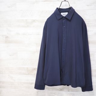 YAECA 14SS Comfort Shirt Wide -Navy/L