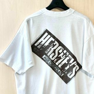 フルーツオブザルーム(FRUIT OF THE LOOM)の90s古着　ヴィンテージ　企業ロゴTシャツ　HERSHEY'S チョコレート(Tシャツ/カットソー(半袖/袖なし))