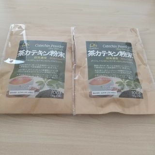【未使用品】茶カテキン粉末　100g　2袋セット(健康茶)