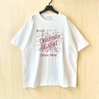 ヴィンテージ(VINTAGE)の00sメキシコ製古着　両面プリント　グラフィック　Tシャツ　シングルステッチ(Tシャツ/カットソー(半袖/袖なし))