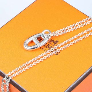 エルメス(Hermes)のHERMES エルメス　シェーヌダンクル　ファランドール　ネックレス　SV925(ネックレス)