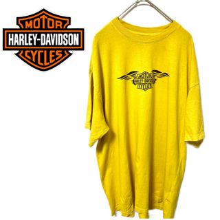 Harley Davidson - USA製 ハーレーダビッドソン Tシャツ 黄色 Mサイズ