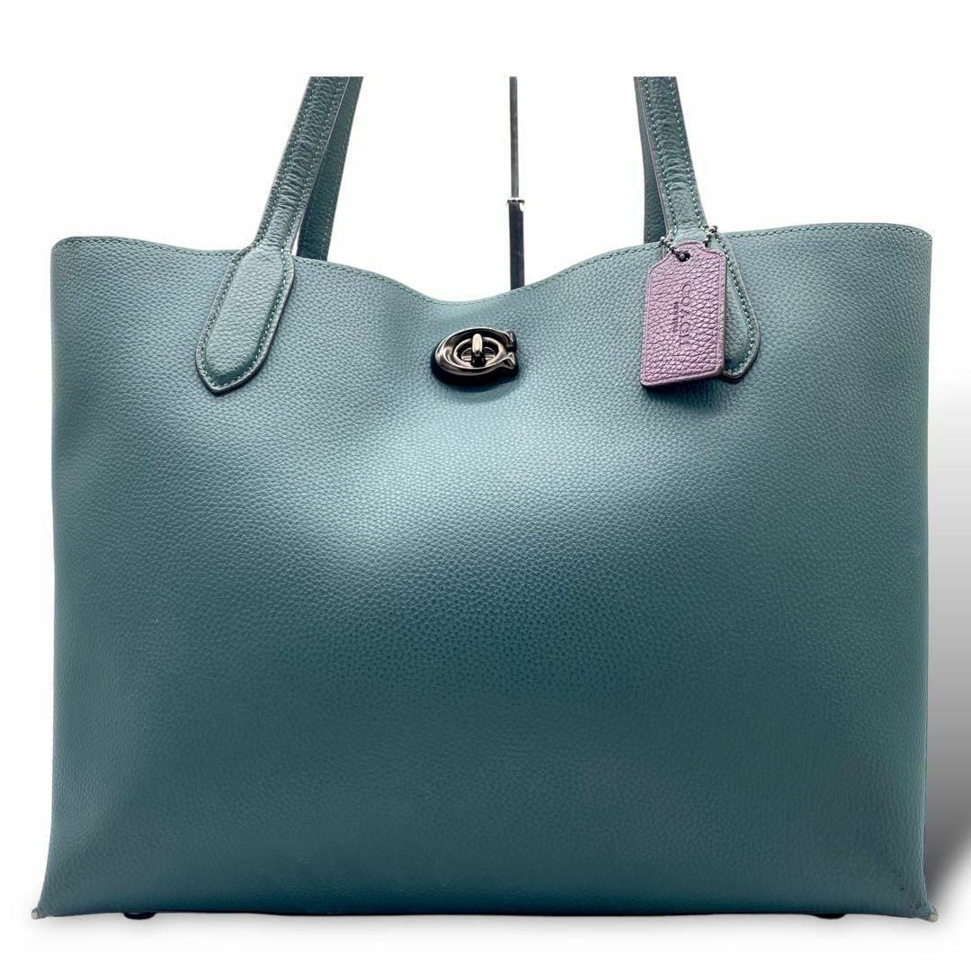 COACH - コーチ ウィロウ トートバッグ 肩掛け A4 大容量 レザー COACH - コーチ ウィロウ トートバッグ 肩掛け A4 大容量 レザー