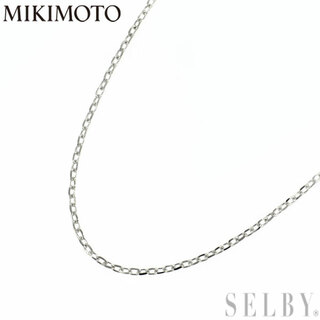 ミキモト(MIKIMOTO)のミキモト K18WG チェーン ネックレス アズキ(ネックレス)