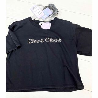 新品 キッズ 女の子 半袖 Tシャツ 黒 トップス 150cm(Tシャツ/カットソー)